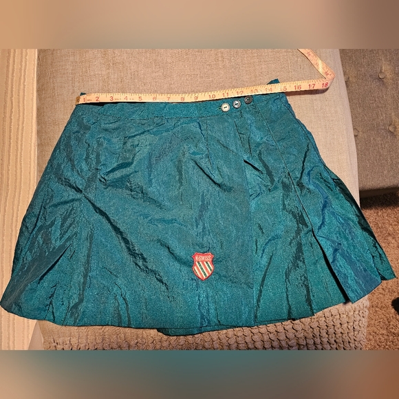 VINTAGE 90s K Swiss Pleated Tennis skirt sz 12 NWT - Picture 3 of 5
